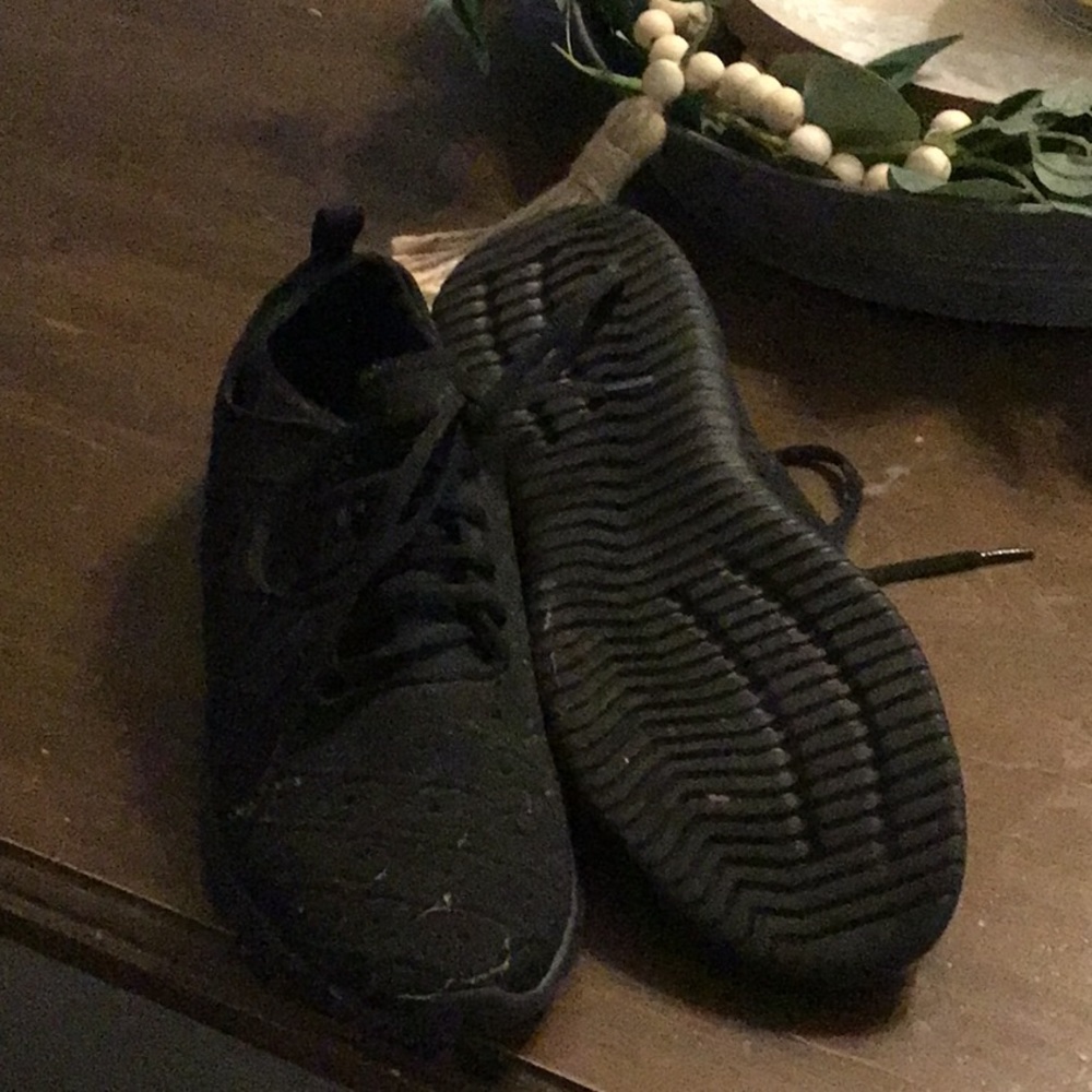 Black sneakers
